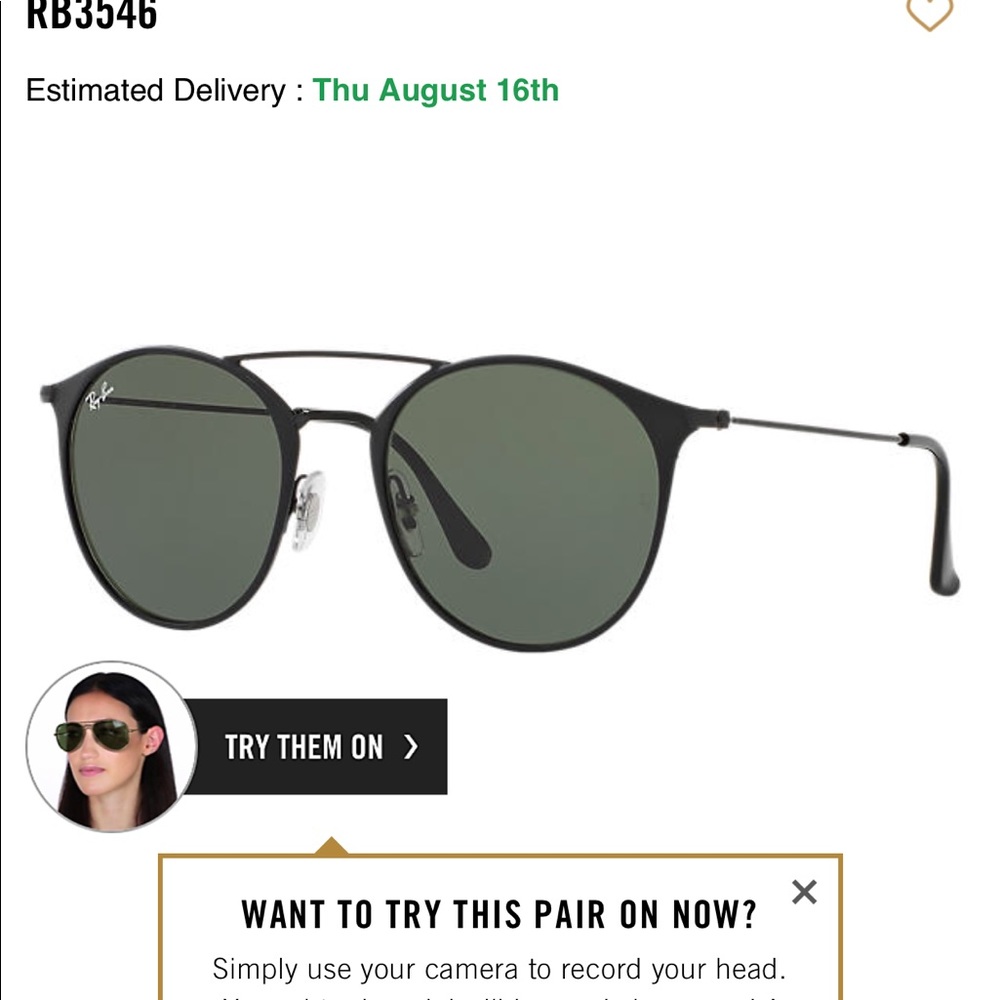 Mint condition ray bans! Worn lightly